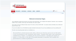 Desktop Screenshot of americanpagan.com